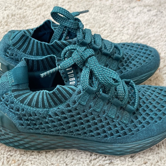 NOBULL Women’s Turquoise Mesh Sneakers - Picture 2 of 4